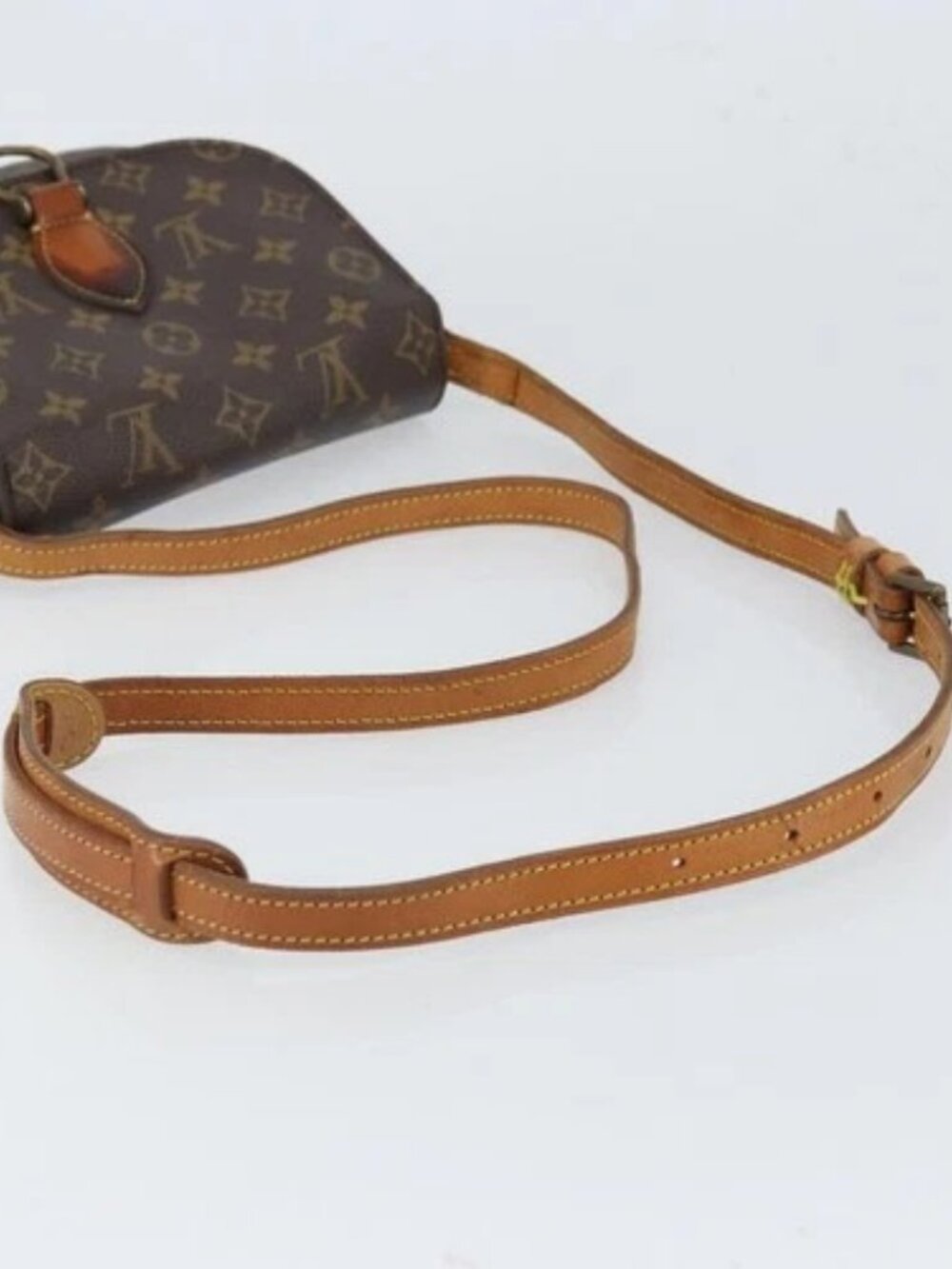 LOUIS VUITTON Monogram Saint Cloud MM Shoulder Bag M51243 LV Auth 166526 - Picture 6 of 16